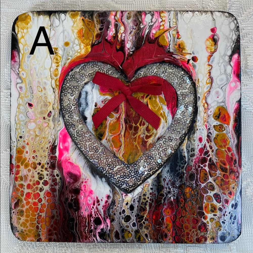 A - Hand painted Valentines ❤️ the Ku’uipo Series “my sweetheart”in Hawaiian